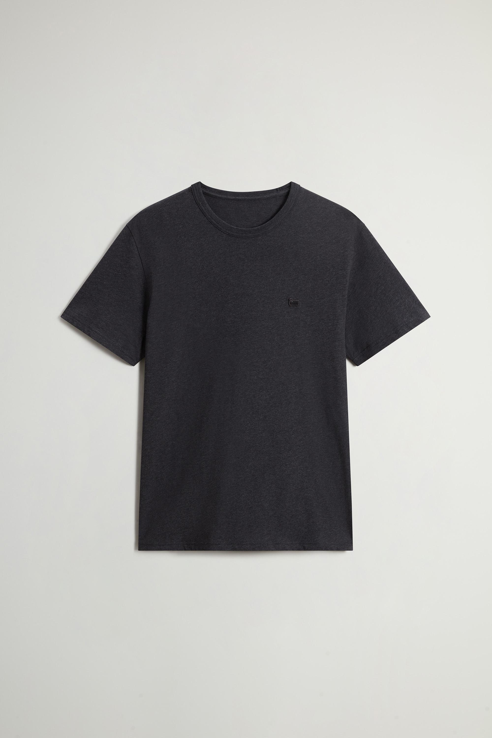 Pure Cotton Sheep T-shirt with Patch Gray photo 1 | Woolrich