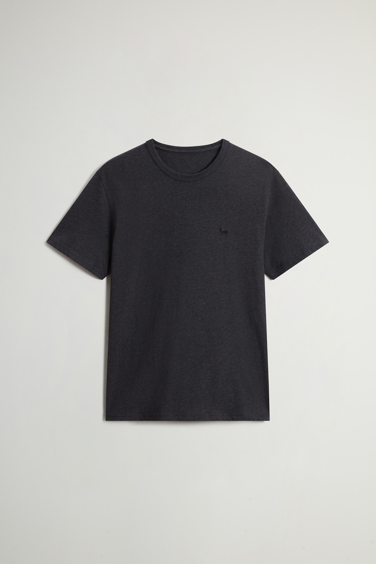 Pure Cotton Sheep T-shirt with Patch Gray photo 1 | Woolrich