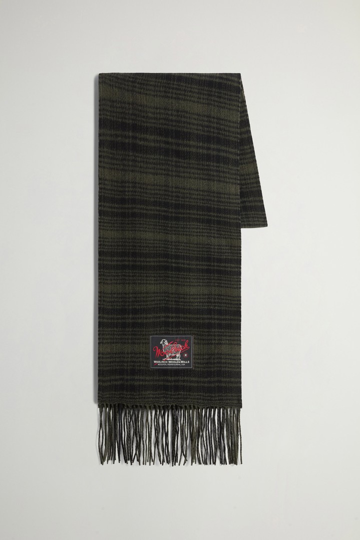 Pure Virgin Wool Scarf with Fringing Gray photo 1 | Woolrich