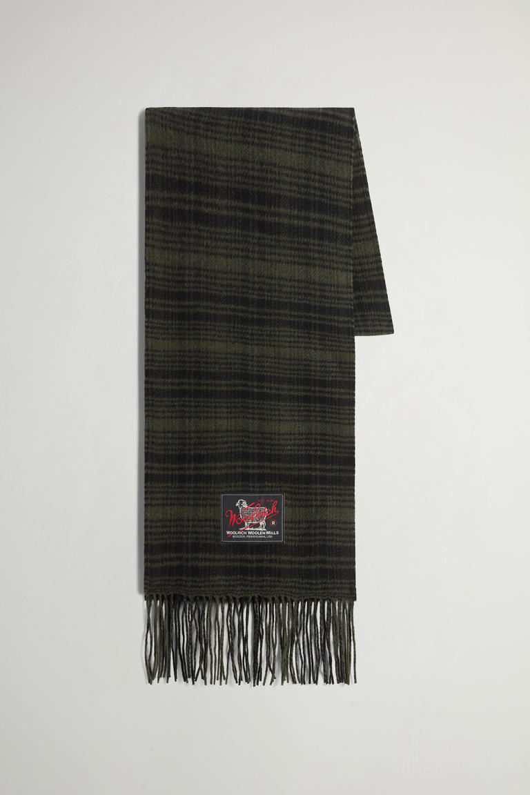 Pure Virgin Wool Scarf with Fringing Gray photo 1 | Woolrich