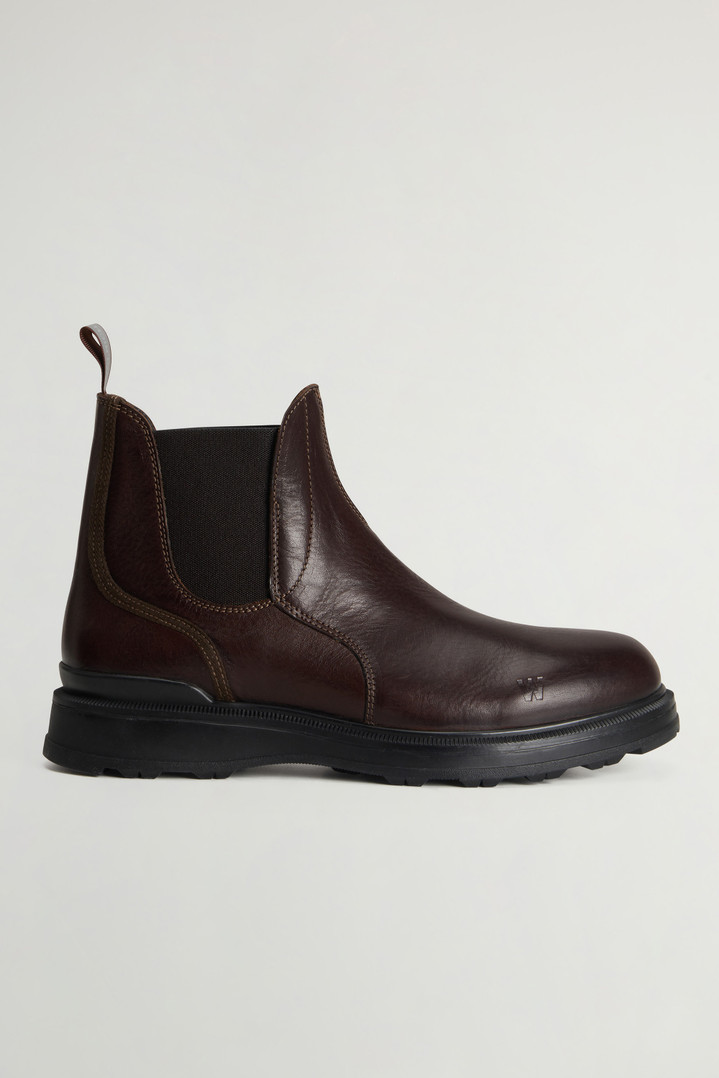 Stone Grove Ankle Boots in Cowhide Leather Brown photo 1 | Woolrich
