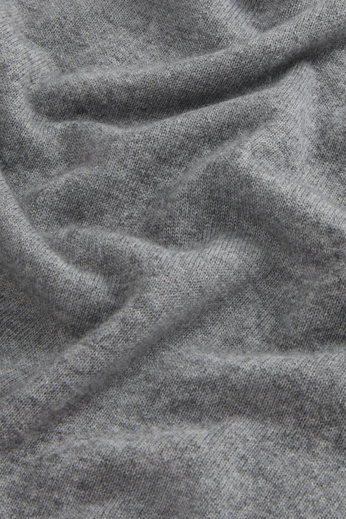 Crewneck Sweater in Virgin Wool and Cashmere Blend Gray photo 6 | Woolrich