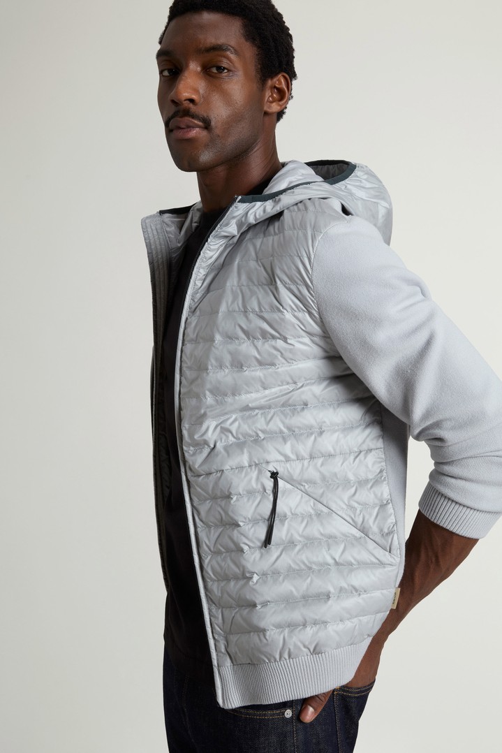 Allen Hybrid Jacket in Ripstop Nylon Gray photo 4 | Woolrich