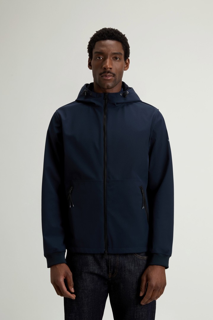 Tech Softshell Jacket Blue photo 1 | Woolrich