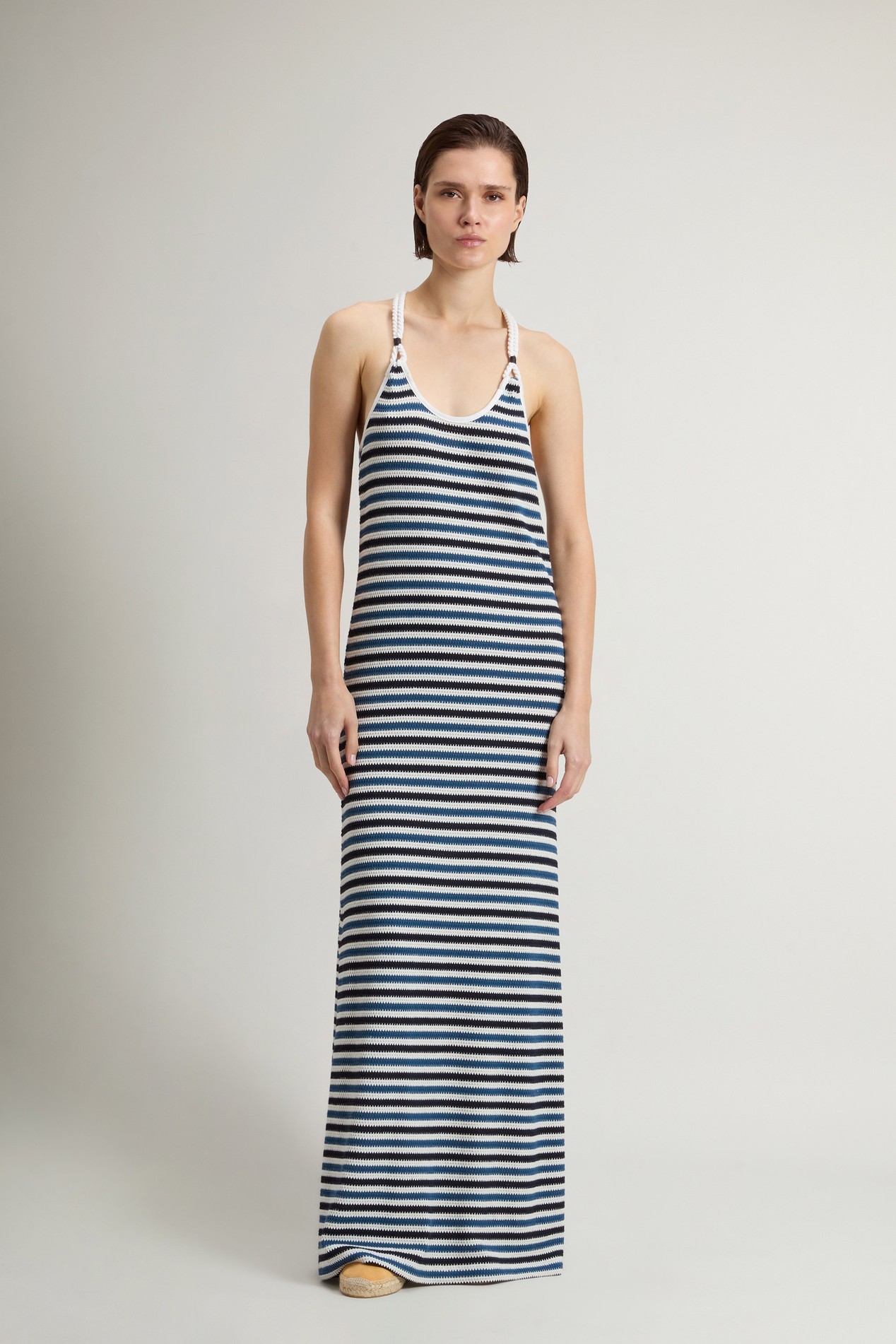 STRIPED JERSEY DRESS Multicolor photo 1 | Woolrich