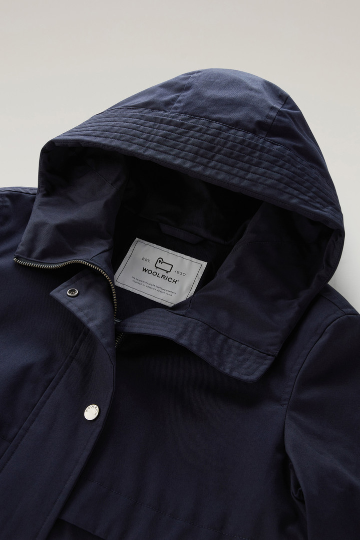 Havice Lightweight Parka in Best Cotton Blue photo 2 | Woolrich