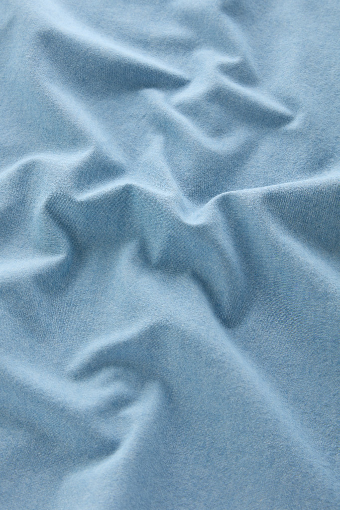 Chambray Shirt in Pure Cotton Blue photo 5 | Woolrich