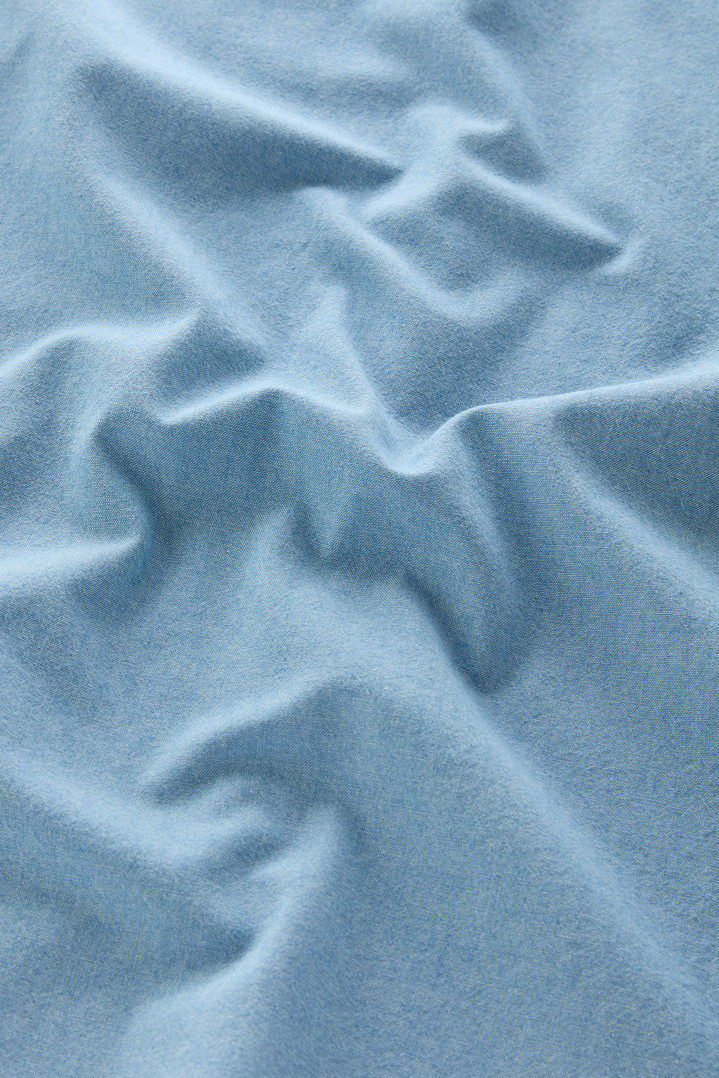 Chambray Shirt in Pure Cotton Blue photo 5 | Woolrich