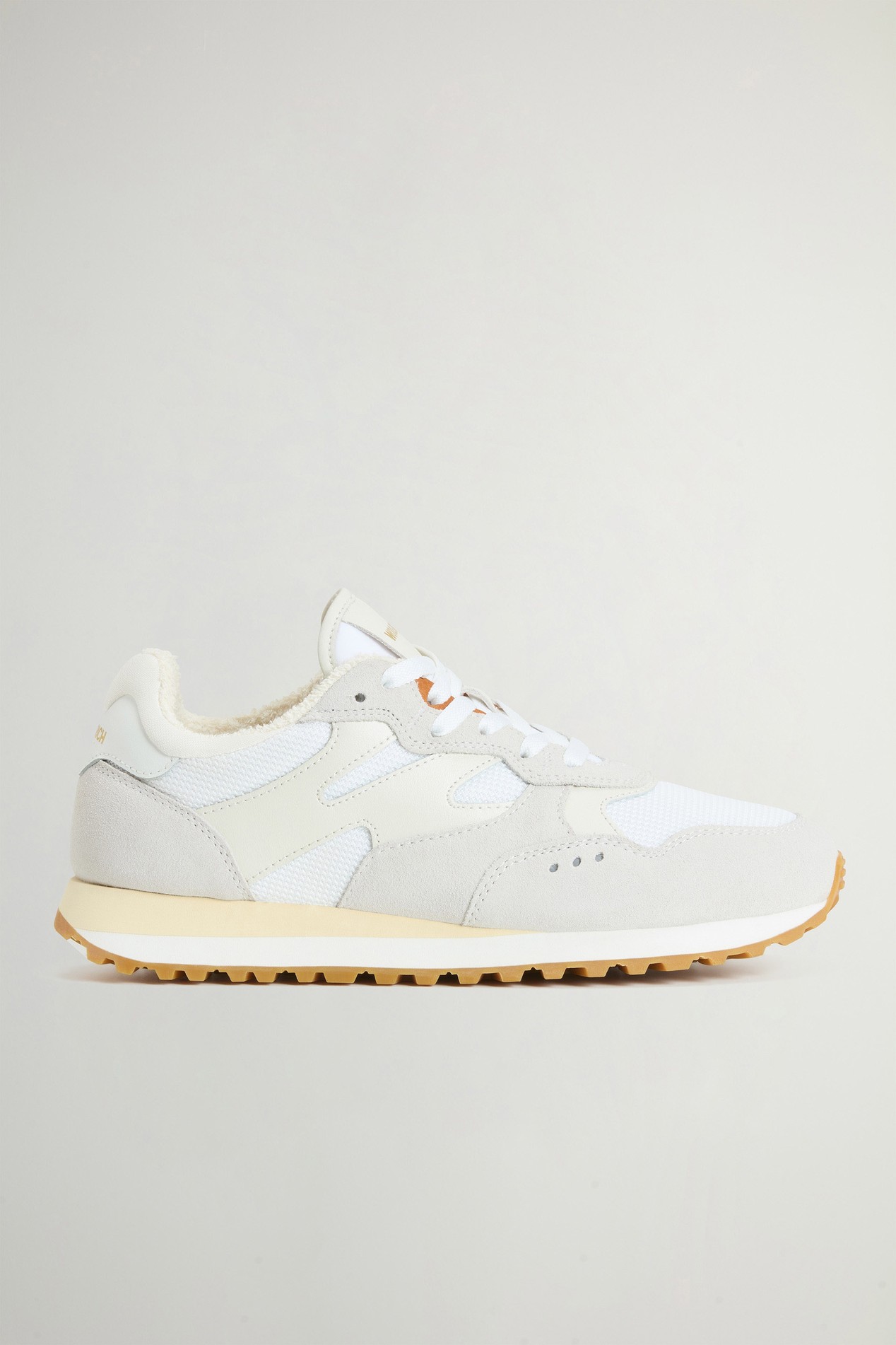 Gravel Sneakers in Nylon and Suede White photo 1 | Woolrich