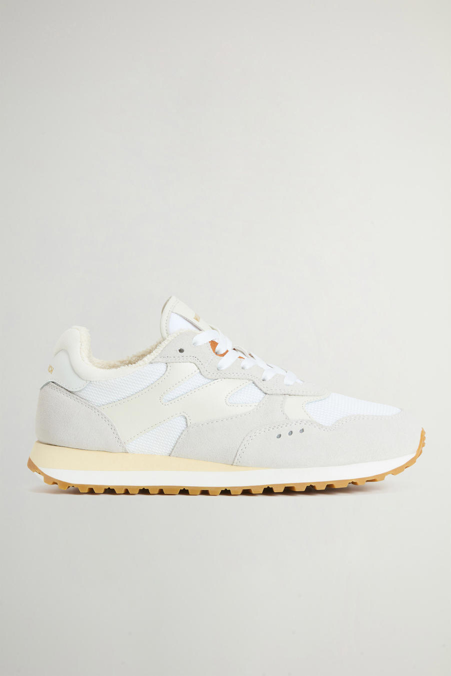 Gravel Sneakers in Nylon and Suede White photo 1 | Woolrich