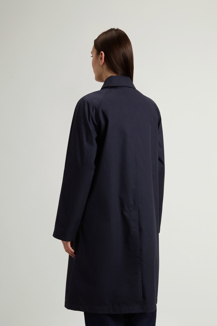 Trench Coat in Pure Cotton Blue photo 3 | Woolrich