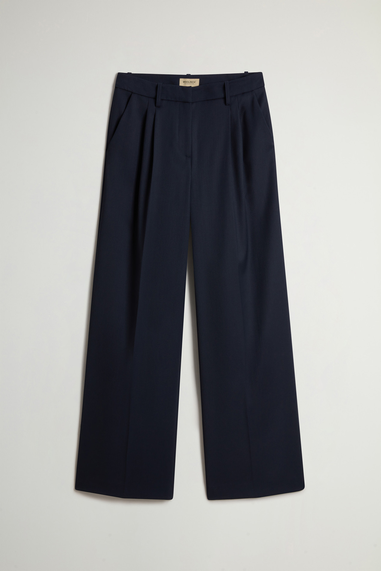 Wide-Leg Pants in Wool Blend Blue photo 3 | Woolrich