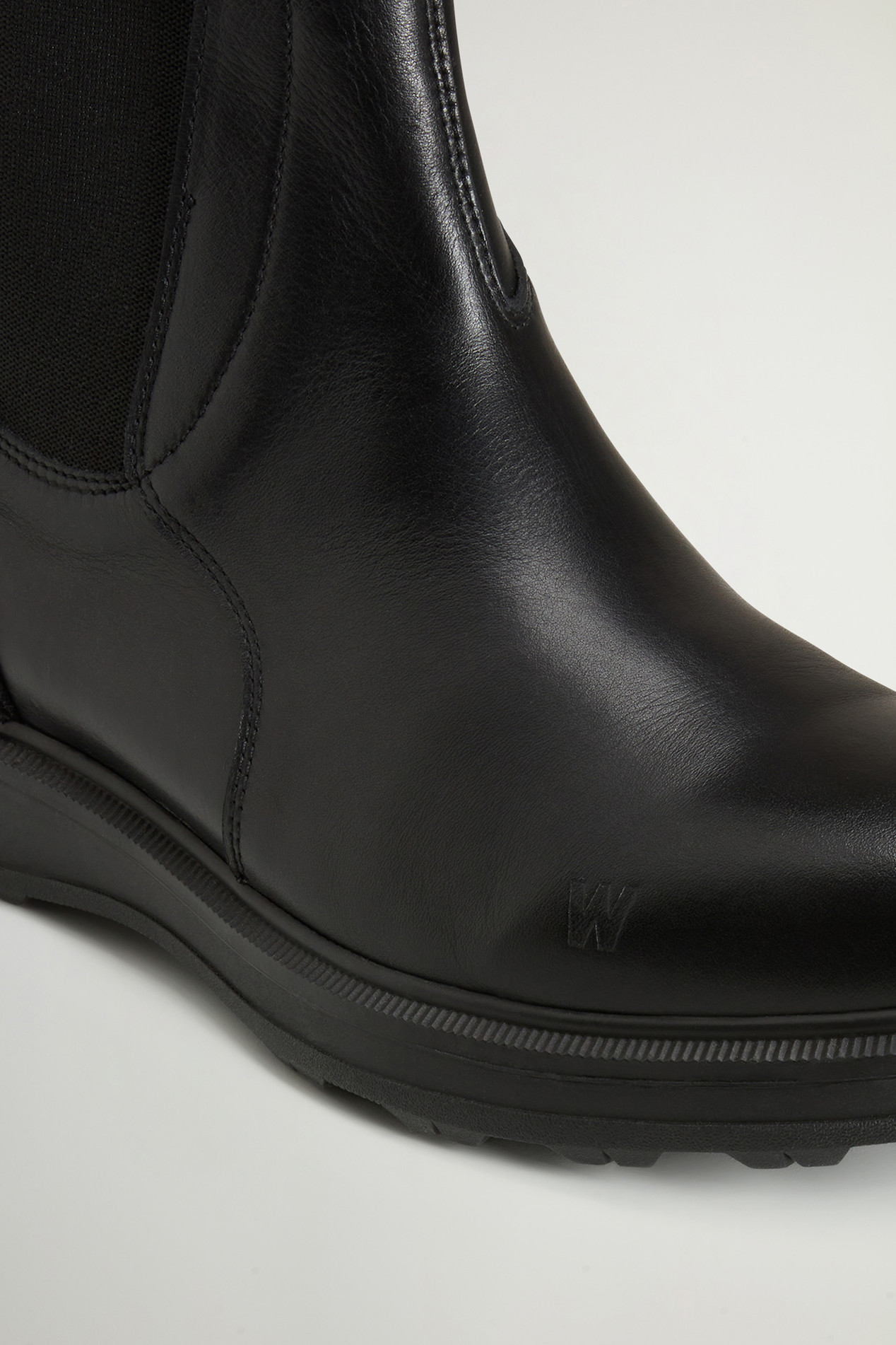 Stone Grove Ankle Boots in calfskin leather Black photo 5 | Woolrich