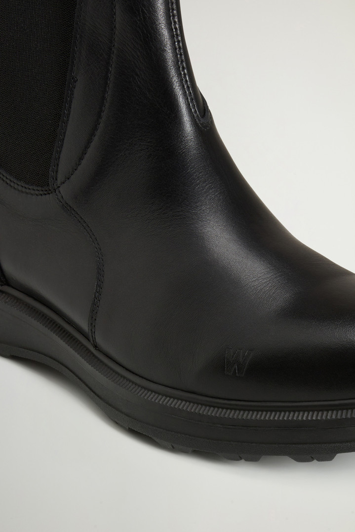 Stone Grove Ankle Boots in calfskin leather Black photo 5 | Woolrich