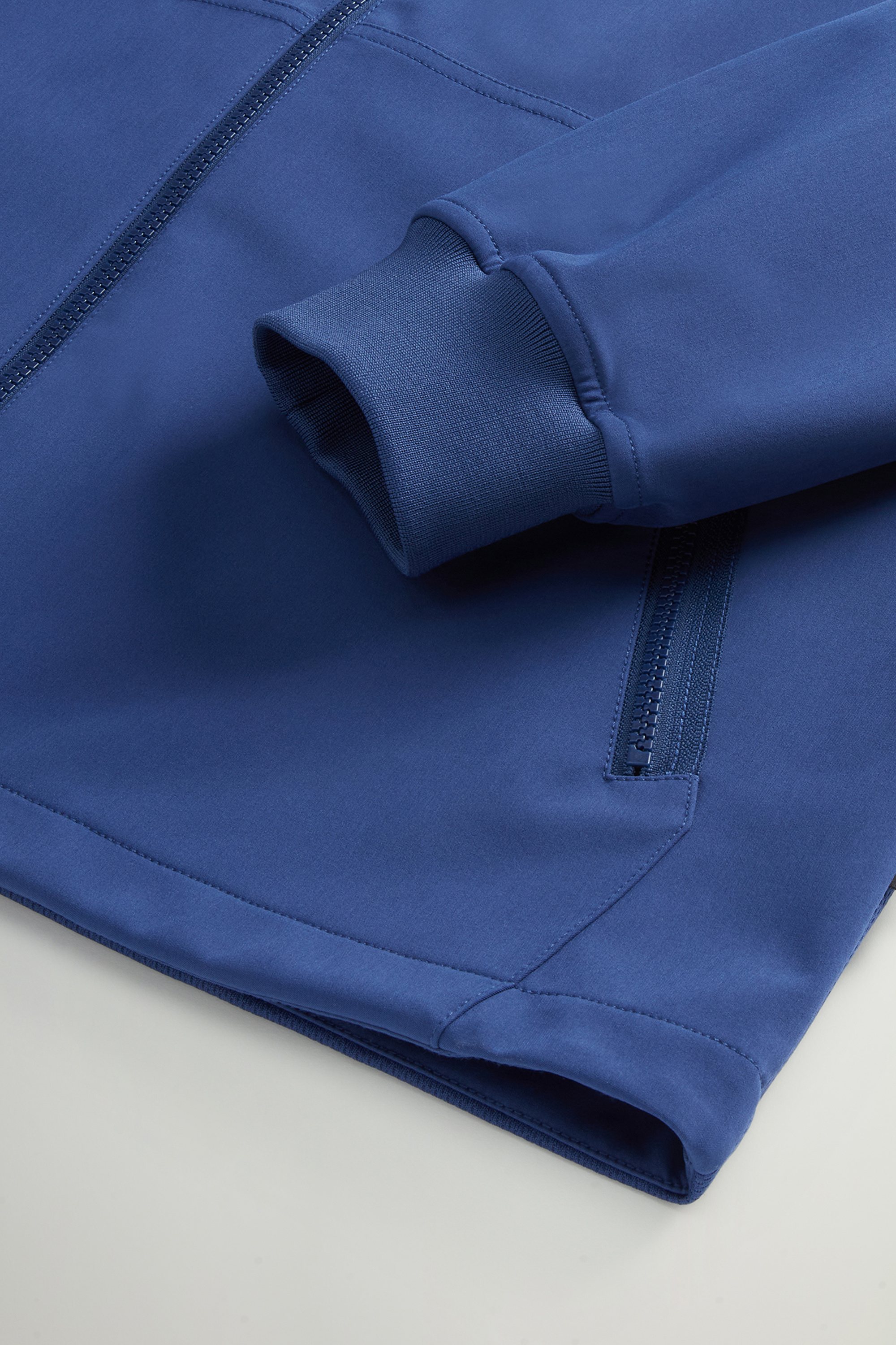 Giacca in Tech Softshell Blu photo 8 | Woolrich
