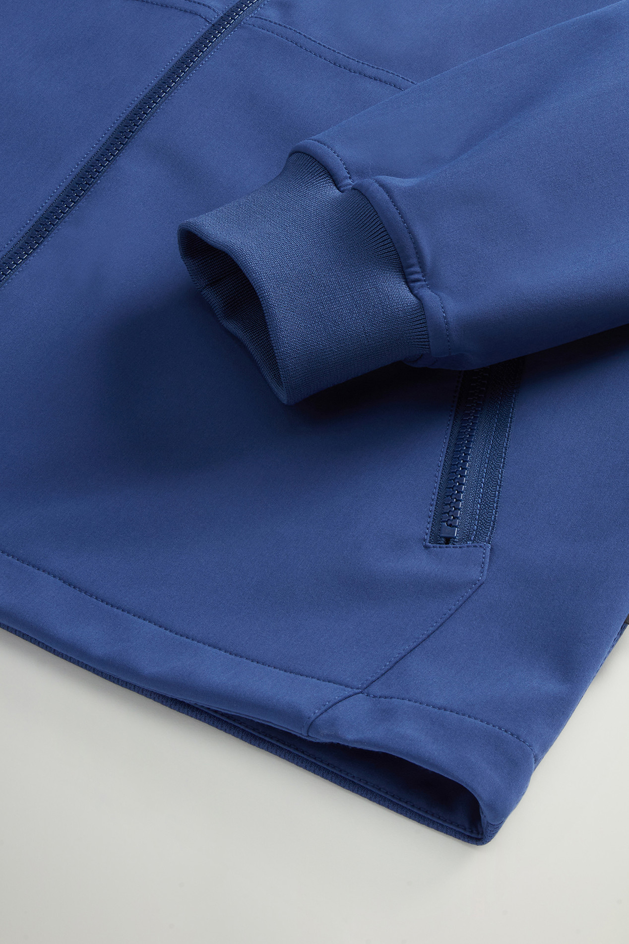 Giacca in Tech Softshell Blu photo 8 | Woolrich