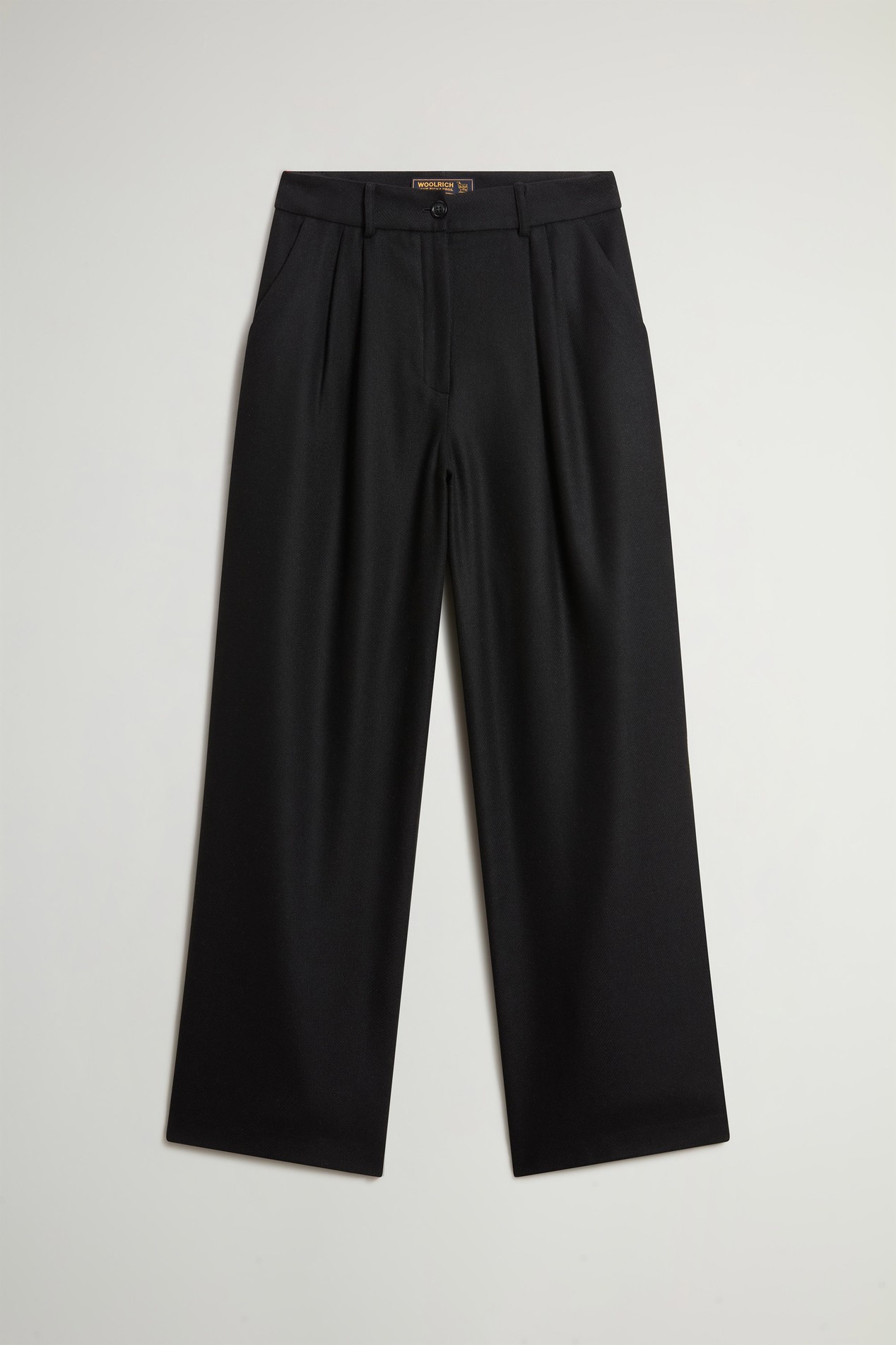 Pantalon en flanelle de laine mélangée Noir photo 4 | Woolrich