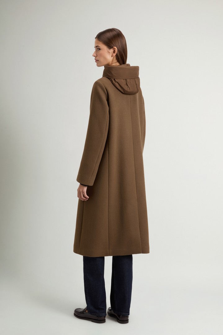MELTON WOOL COAT Green photo 3 | Woolrich
