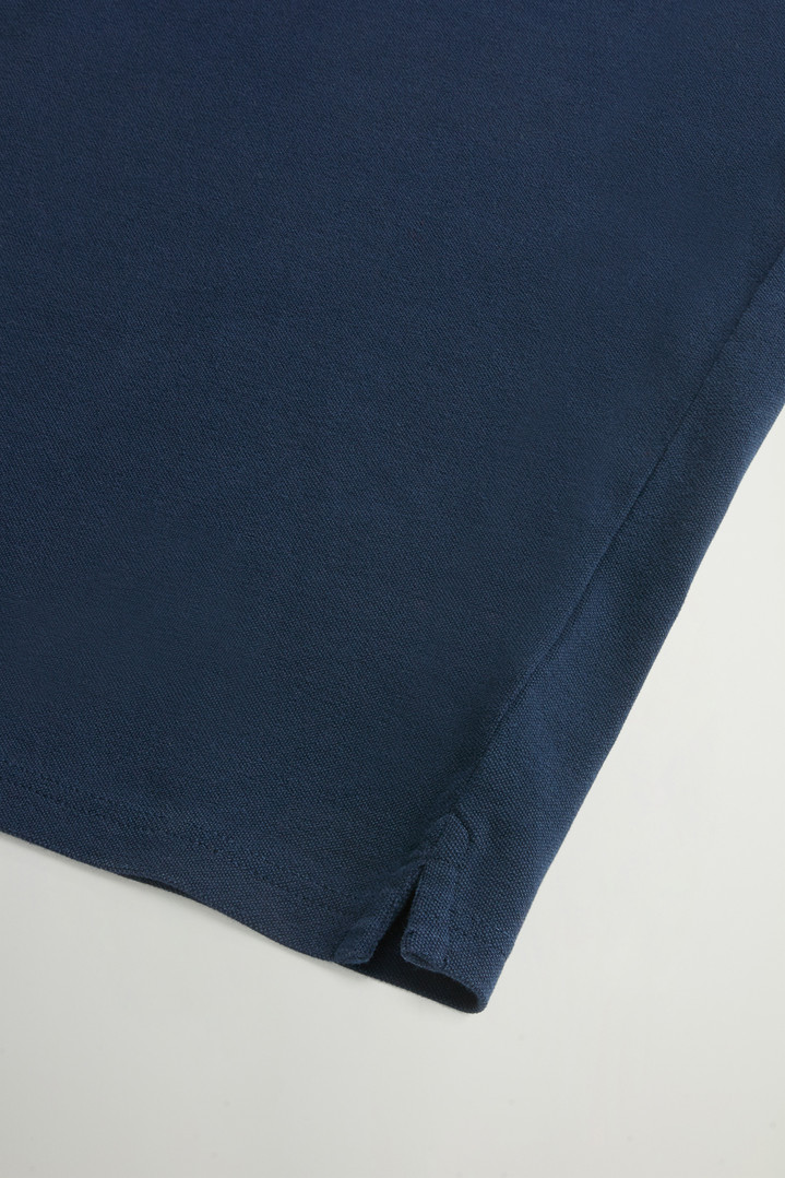 ICE COTTON POLO Blue photo 7 | Woolrich