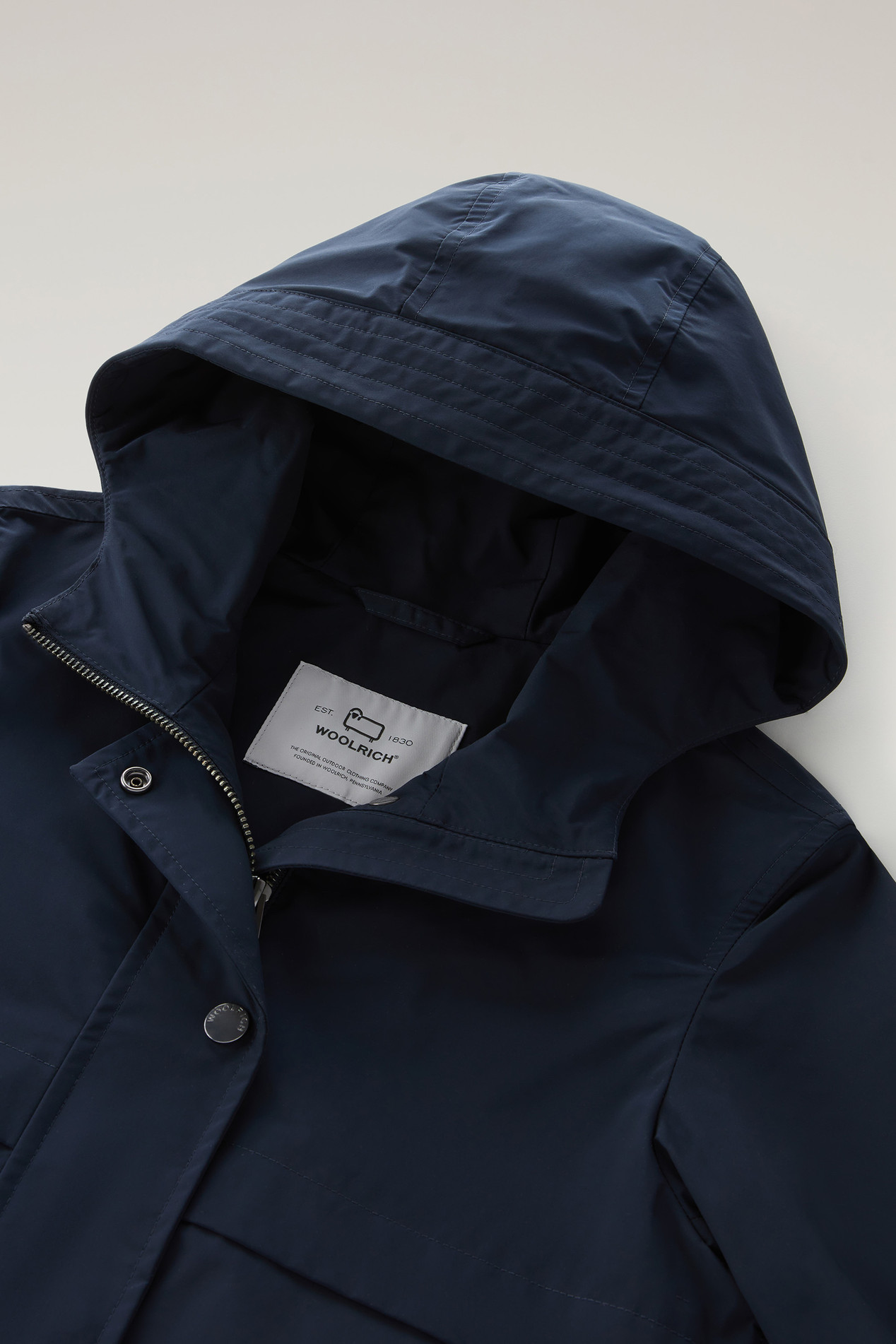 Girls' Summer Parka in Urban Touch Blue photo 3 | Woolrich