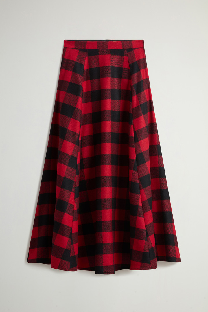 Skirt in Italian Wool Blend Red photo 3 | Woolrich