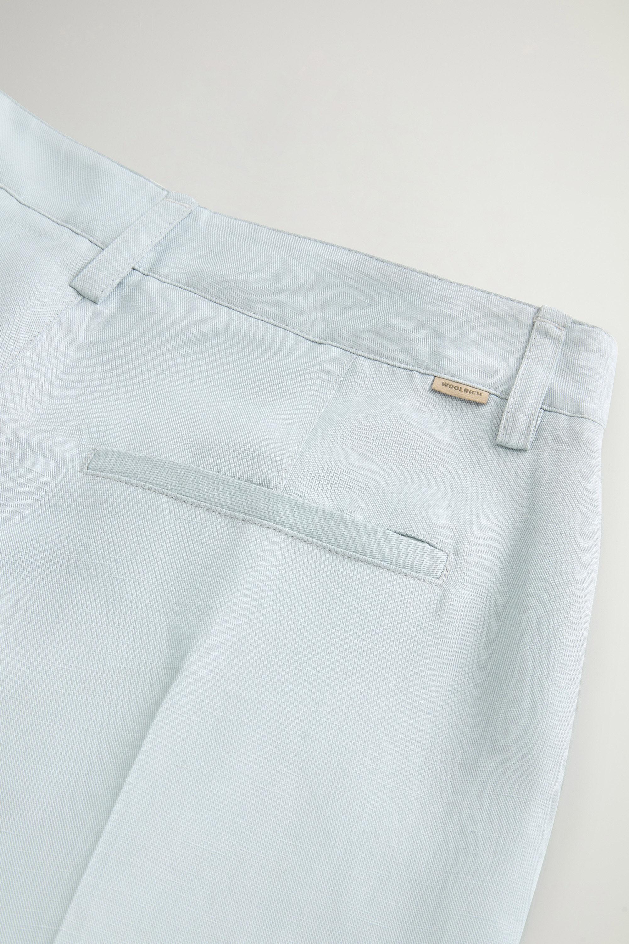 Pants in Linen Blend Blue photo 5 | Woolrich