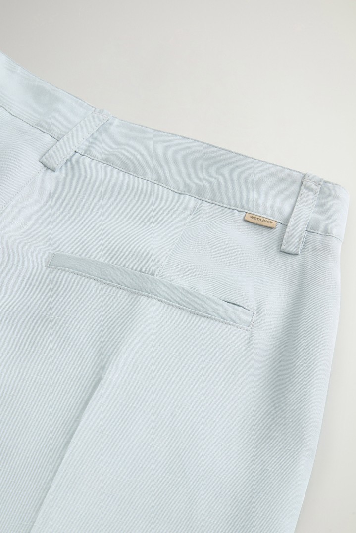 Pants in Linen Blend Blue photo 5 | Woolrich