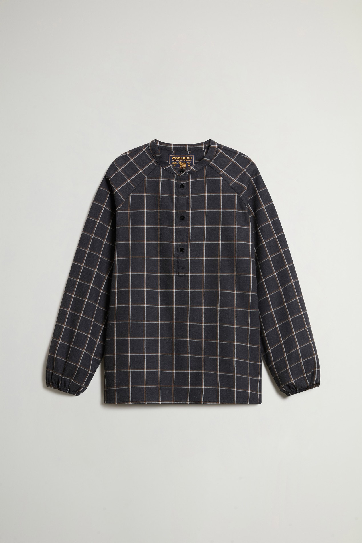Checked Blouse in Pure Cotton Flannel Gray photo 5 | Woolrich