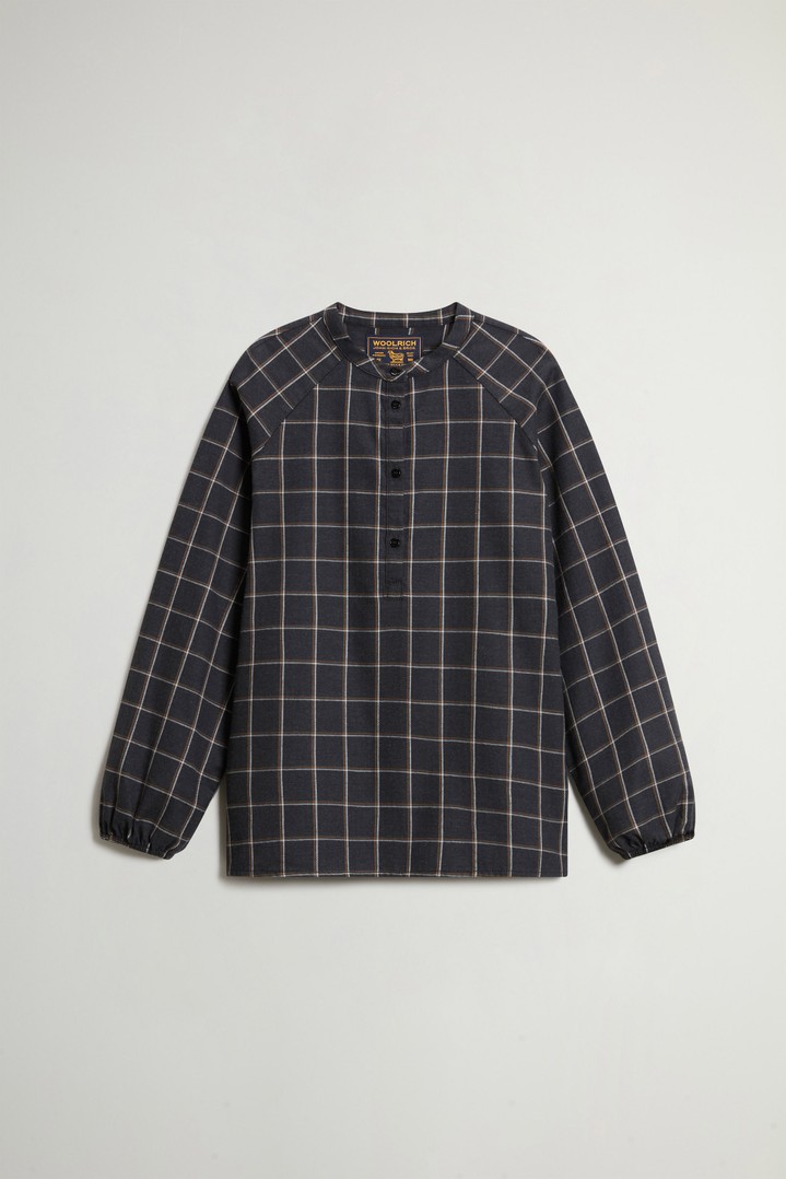 Checked Blouse in Pure Cotton Flannel Gray photo 5 | Woolrich