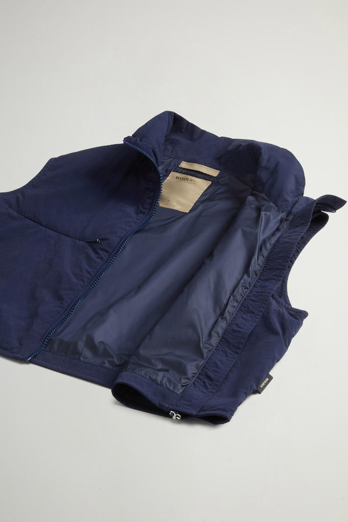 Vest in Nylon Blue photo 8 | Woolrich