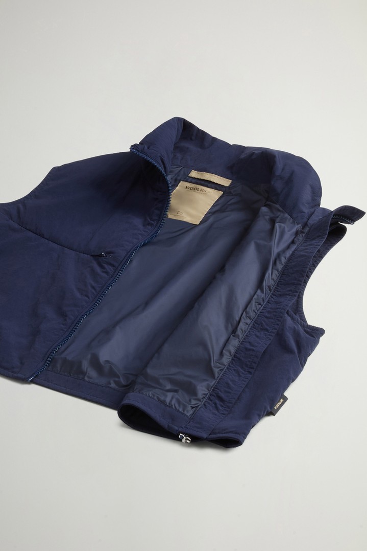 Vest in Nylon Blue photo 8 | Woolrich