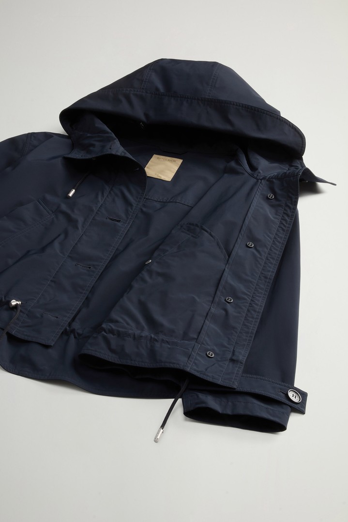 Parka corto in Urban Touch Blu photo 8 | Woolrich