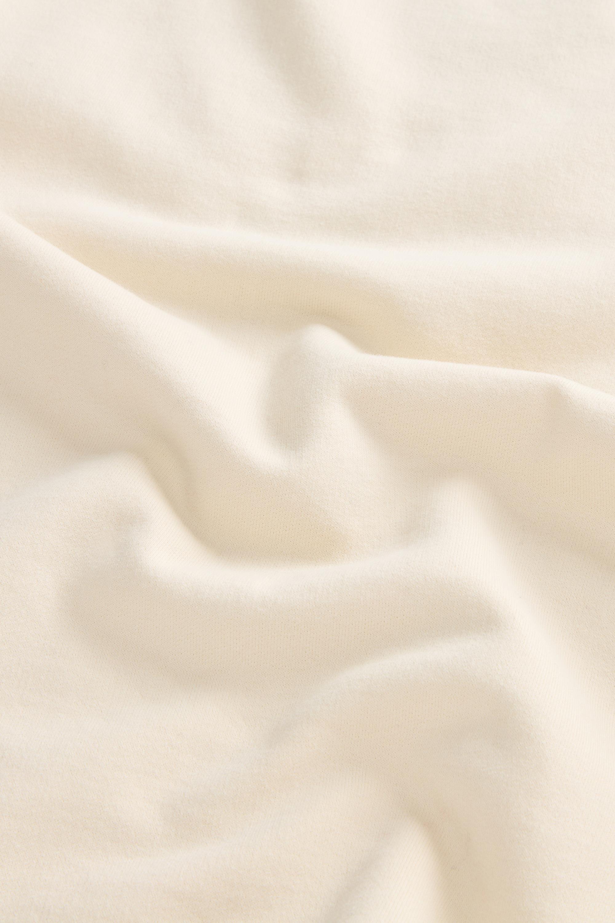 Pure Cotton Crewneck Sweatshirt with Embroidered Lettering on the Chest White photo 4 | Woolrich