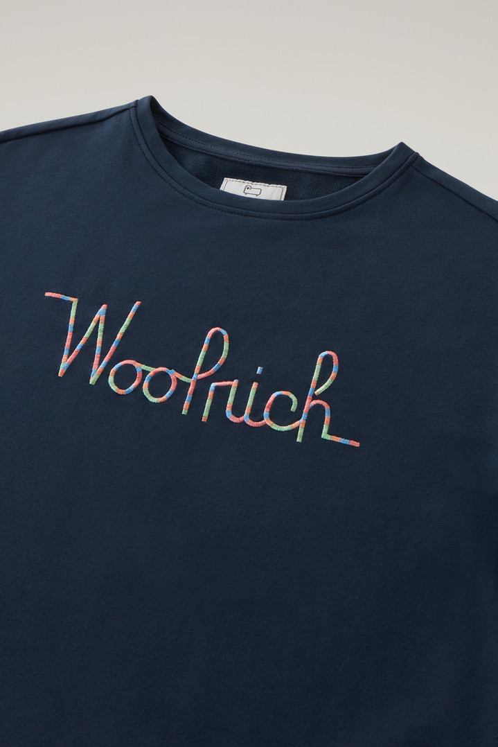 Girls' Fleece Cotton Summer Dress Blue photo 3 | Woolrich