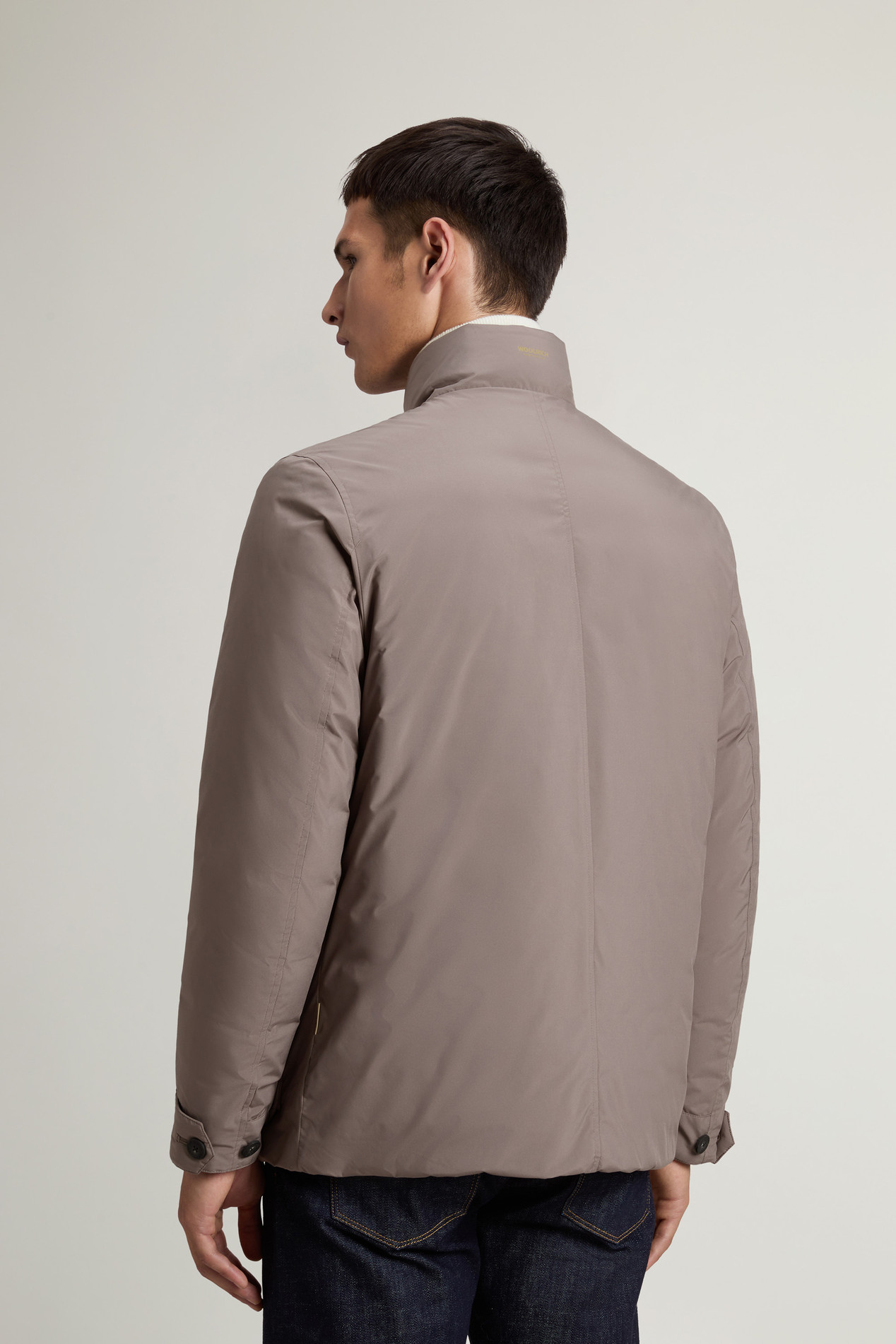 Cloud Jacket with Stand-Up Collar Brown photo 3 | Woolrich