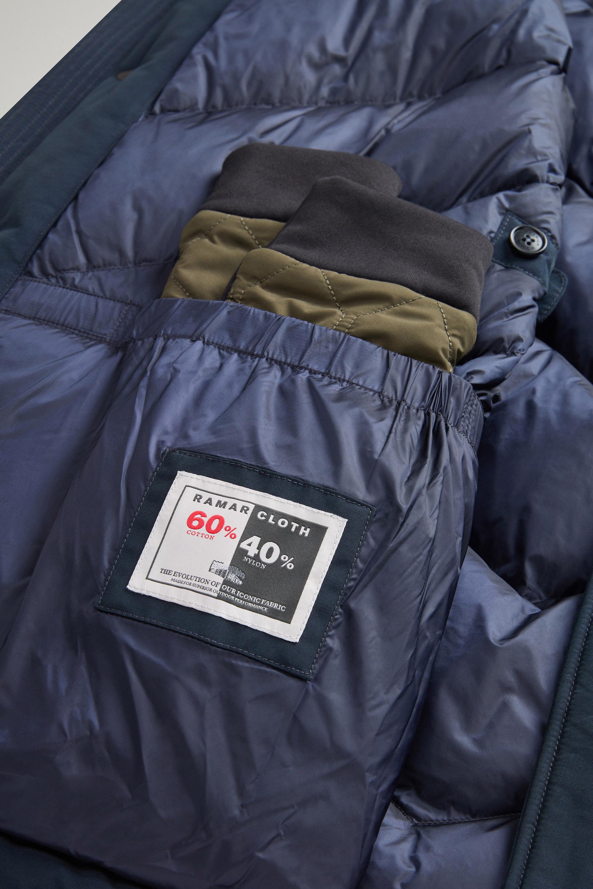 Polar Parka in Ramar Cloth with High Collar Blue photo 9 | Woolrich