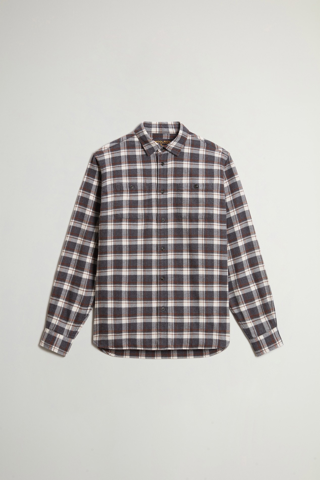 CHECK FLANNEL WARREN SHIRT Grau photo 5 | Woolrich