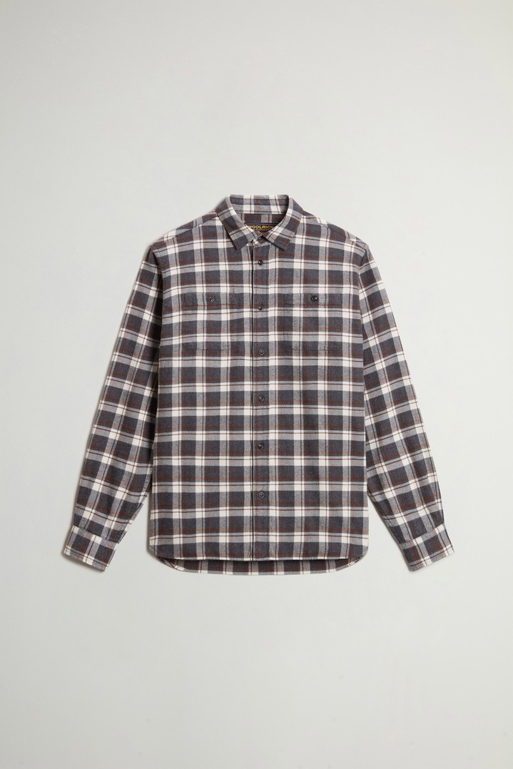 CHECK FLANNEL WARREN SHIRT Grau photo 5 | Woolrich