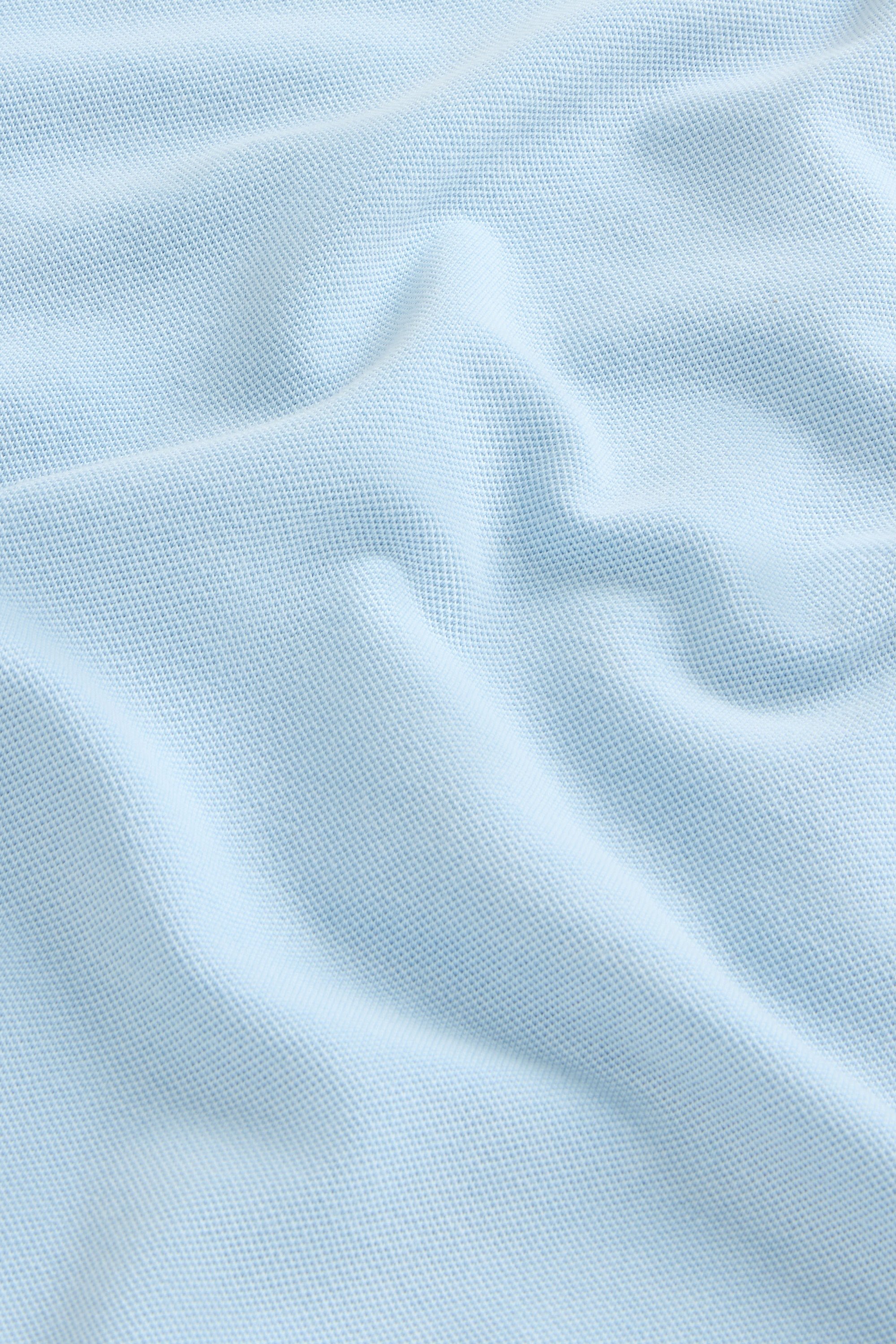 Mackinack Polo teint en pièce en sergé de coton stretch Bleu photo 7 | Woolrich