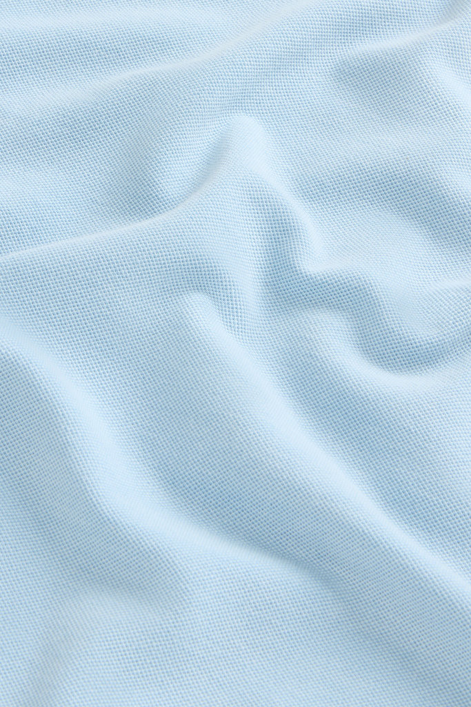 Mackinack Polo teint en pièce en sergé de coton stretch Bleu photo 7 | Woolrich