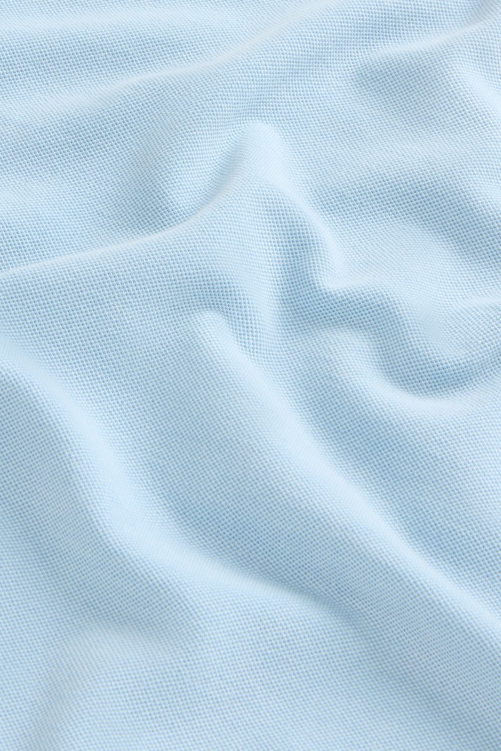 Mackinack Polo teint en pièce en sergé de coton stretch Bleu photo 7 | Woolrich