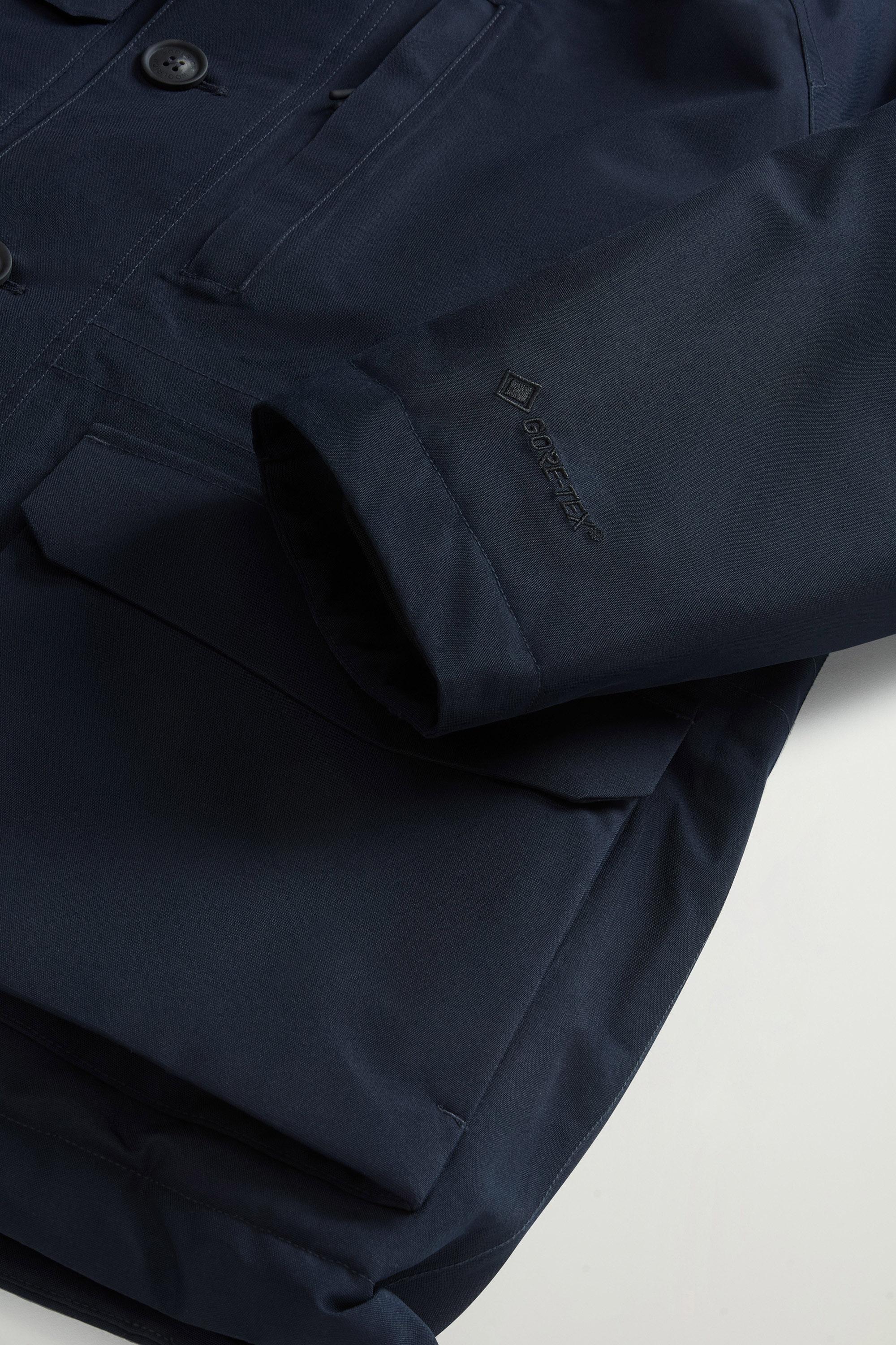 Waterproof Mountain Jacket in Recycled GORE-TEX® Fabric Blue photo 7 | Woolrich