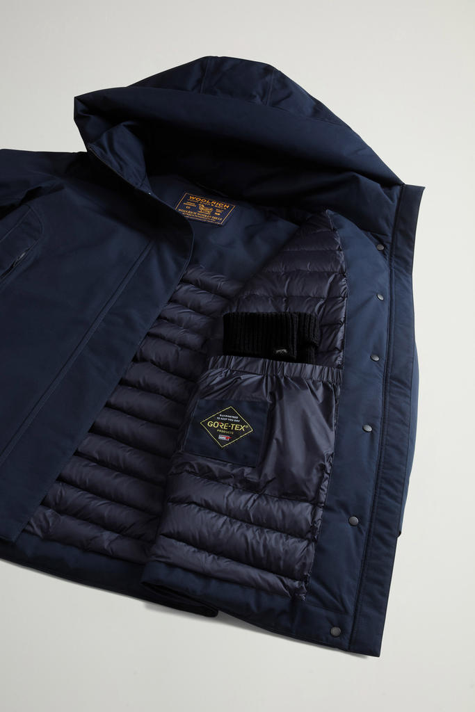 Marshall Parka in WINDSTOPPER® by GORE-TEX® Fabric Blue photo 8 | Woolrich