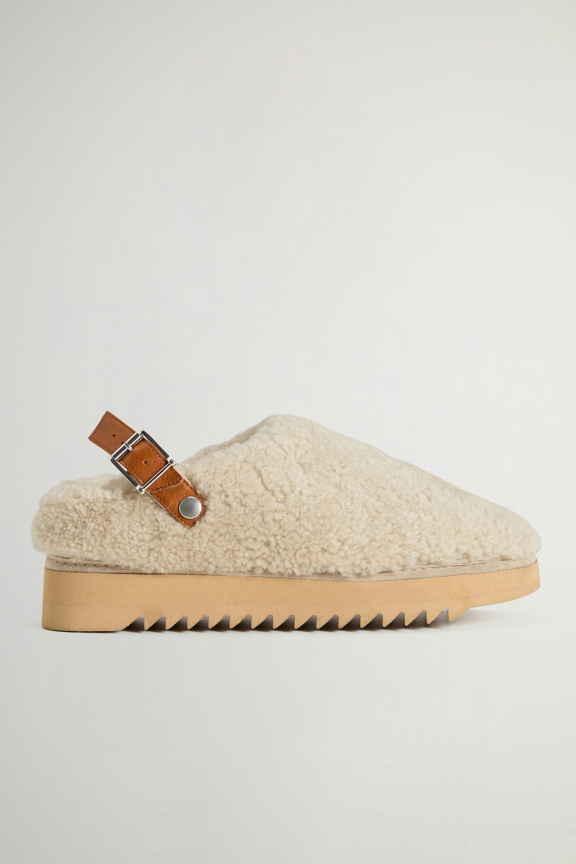 Shearling Mules Beige photo 1 | Woolrich