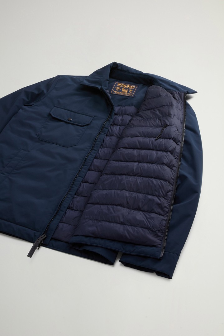 Cloud Padded Overshirt Blue photo 8 | Woolrich