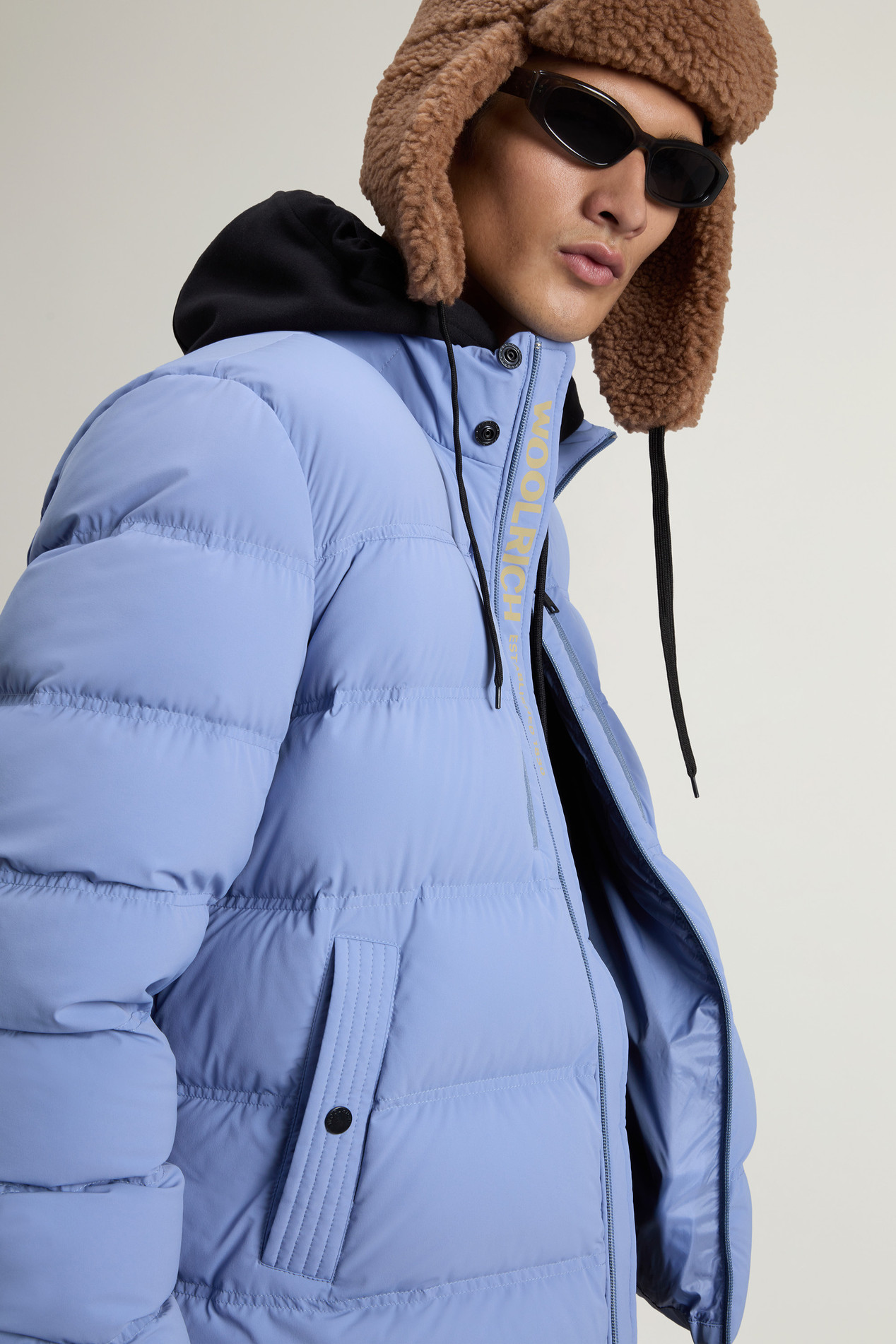 MATT STRETCH PUFFER JACKET Blue photo 4 | Woolrich