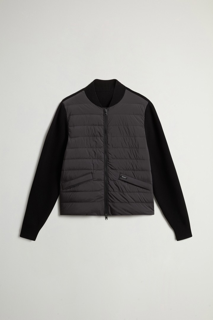 Hybrid Bomber Jacket in Nylon Black photo 5 | Woolrich
