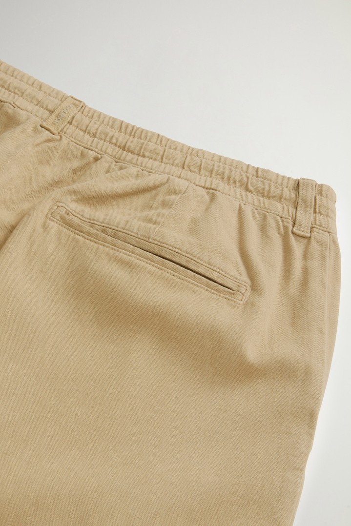 LINEN BLEND MILTON PANT GD Beige photo 5 | Woolrich