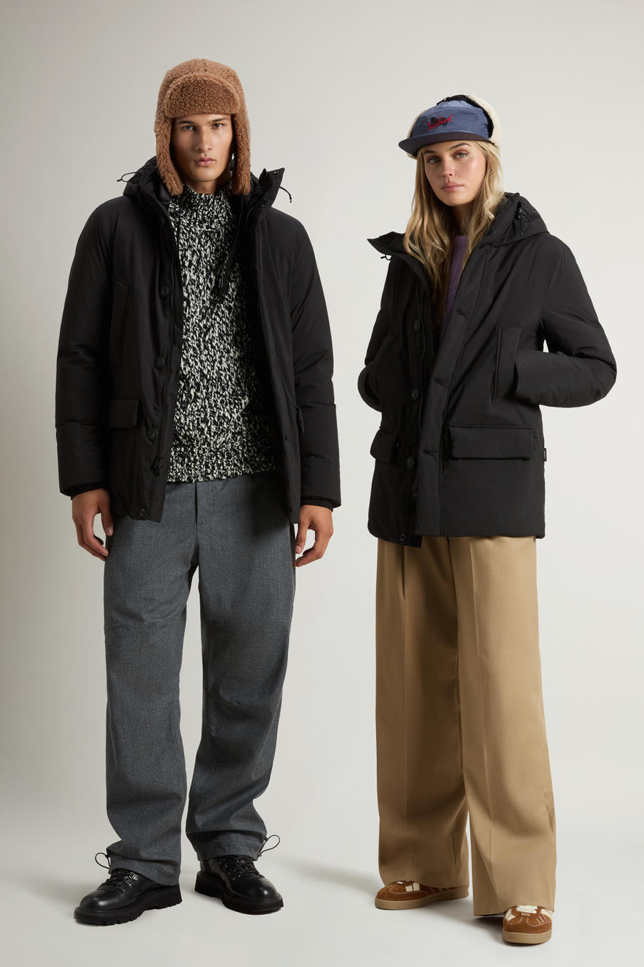 Cloud Arctic Parka with Hood Black photo 1 | Woolrich