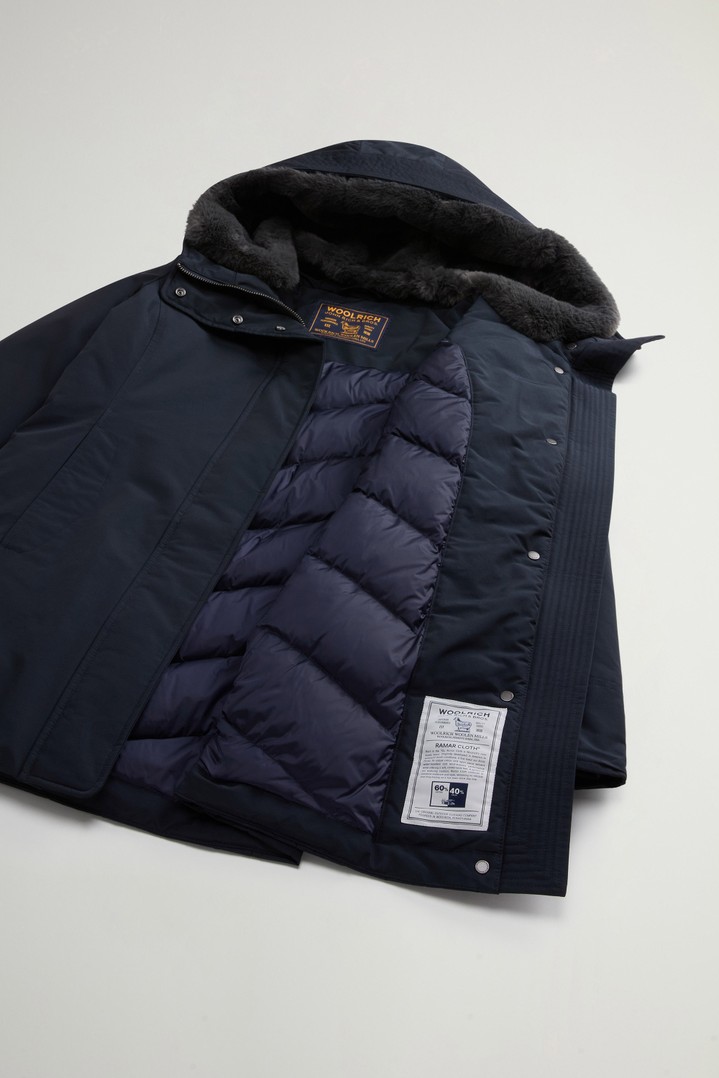 BOULDER FAUX FUR PARKA Blue photo 9 | Woolrich
